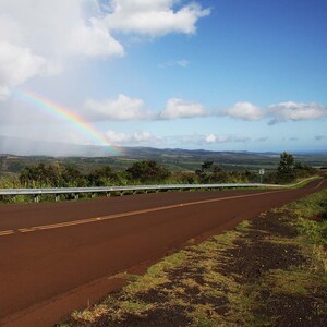 Hawaii Rainbow Photograph, DIGITAL DOWNLOAD, Kauai Hawaii Picture