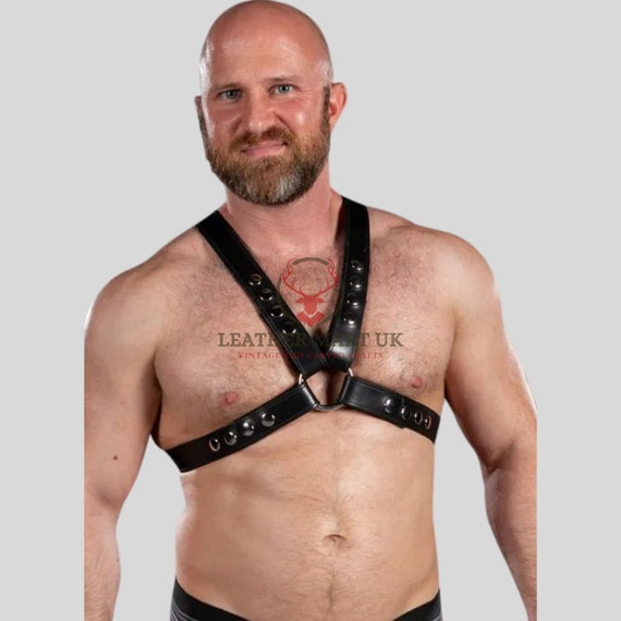 Leather Harness Fetish Sex Bondage Men