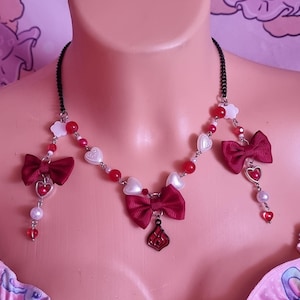 pyro mystery box surprise choker minimalistic genshin inspired xianling bear chili fire harajuku kawaii