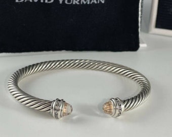 David Yurman 5MM Cable Classic Princess Bracelet With | Etsy