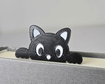 Black Cat Bookmark: Halloween Reading Accessory