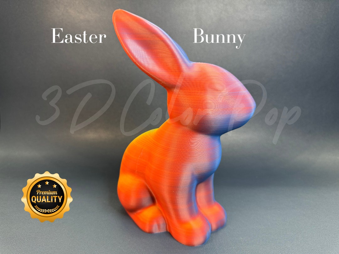 3D Printed Bunny Adorable Home Decor for Easter Holidays, Easter Bunny ...