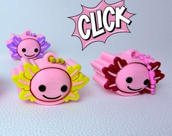 Axolotl Clicker |  Mechanical Stress Relief  Fidget | Gift for Him & Her