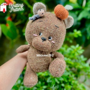 Modello di maglia per orsacchiotto: tutorial per realizzare un animale giocattolo (modello PDF)
