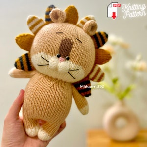 Lion Knitting Pattern: Knitted Toy Tutorial (PDF Pattern) - Etsy