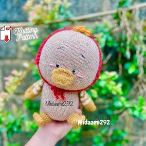 Duck Knitting Pattern: Knitted Toy Tutorial (PDF Pattern)