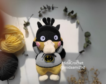 Psyduck Estilo B - Patrón Amigurumi Crochet en Inglés - MidaCrochet