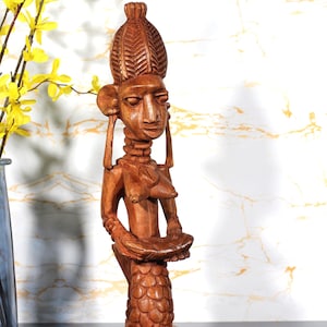 Yemaya Orisha Figure – Yoruba Ocean Goddess Statue | Yemaya Statue, | Goddess of Fertility & Protection|Yemoja statue.