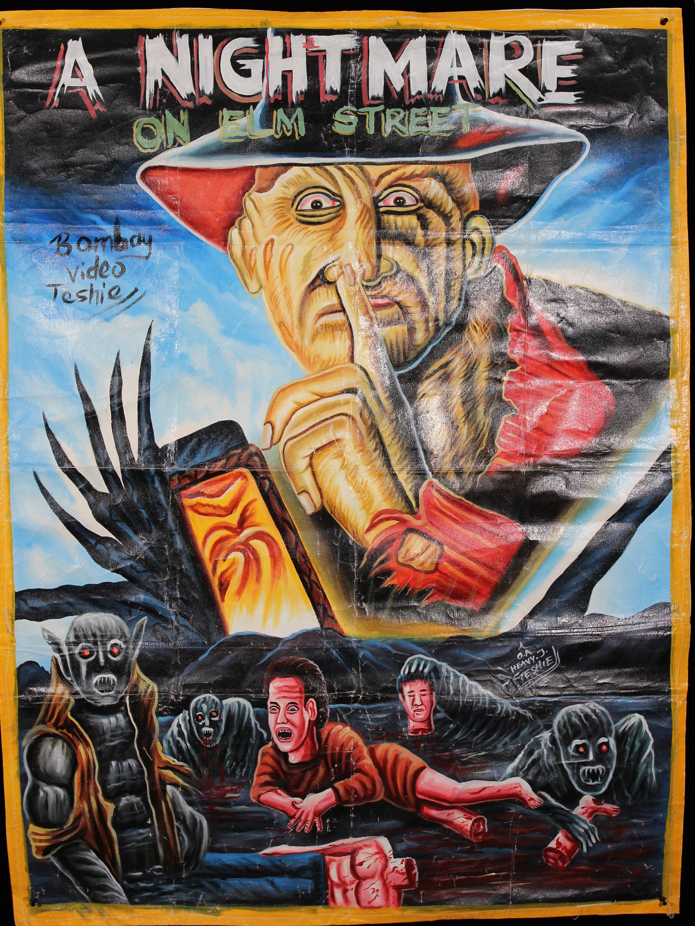 Ghana Movie Poster Painting||a Nightmare on Elm Street|| 53