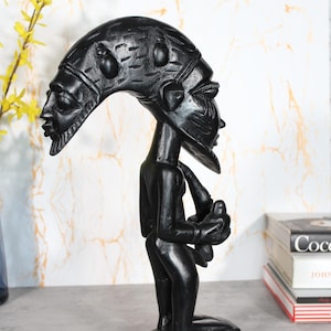 ESU YORUBA FIGURE, Èṣù Alaje Statue, Eshu of Wealth Ifa Yoruba Santeria, EshuOgo, Esu Ologo (Aje) , Yoruba Ifa Deity, Esu The Trickster,Eshu