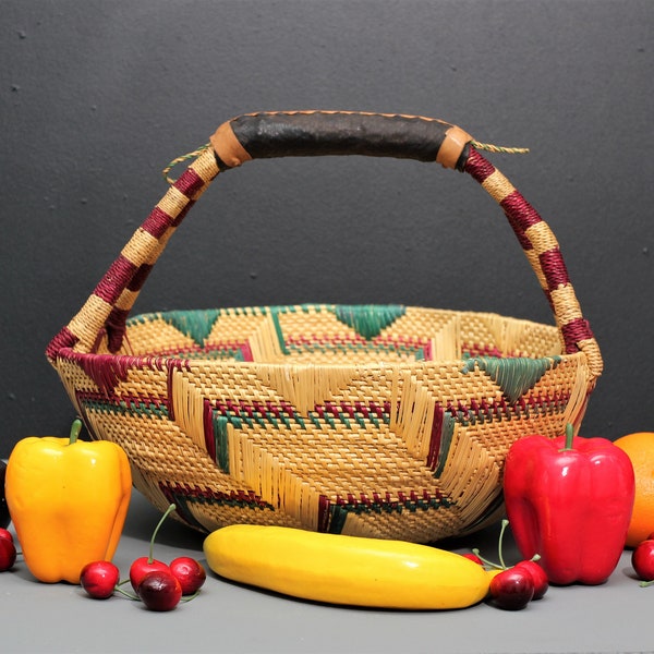 African Reed Baskets - Etsy