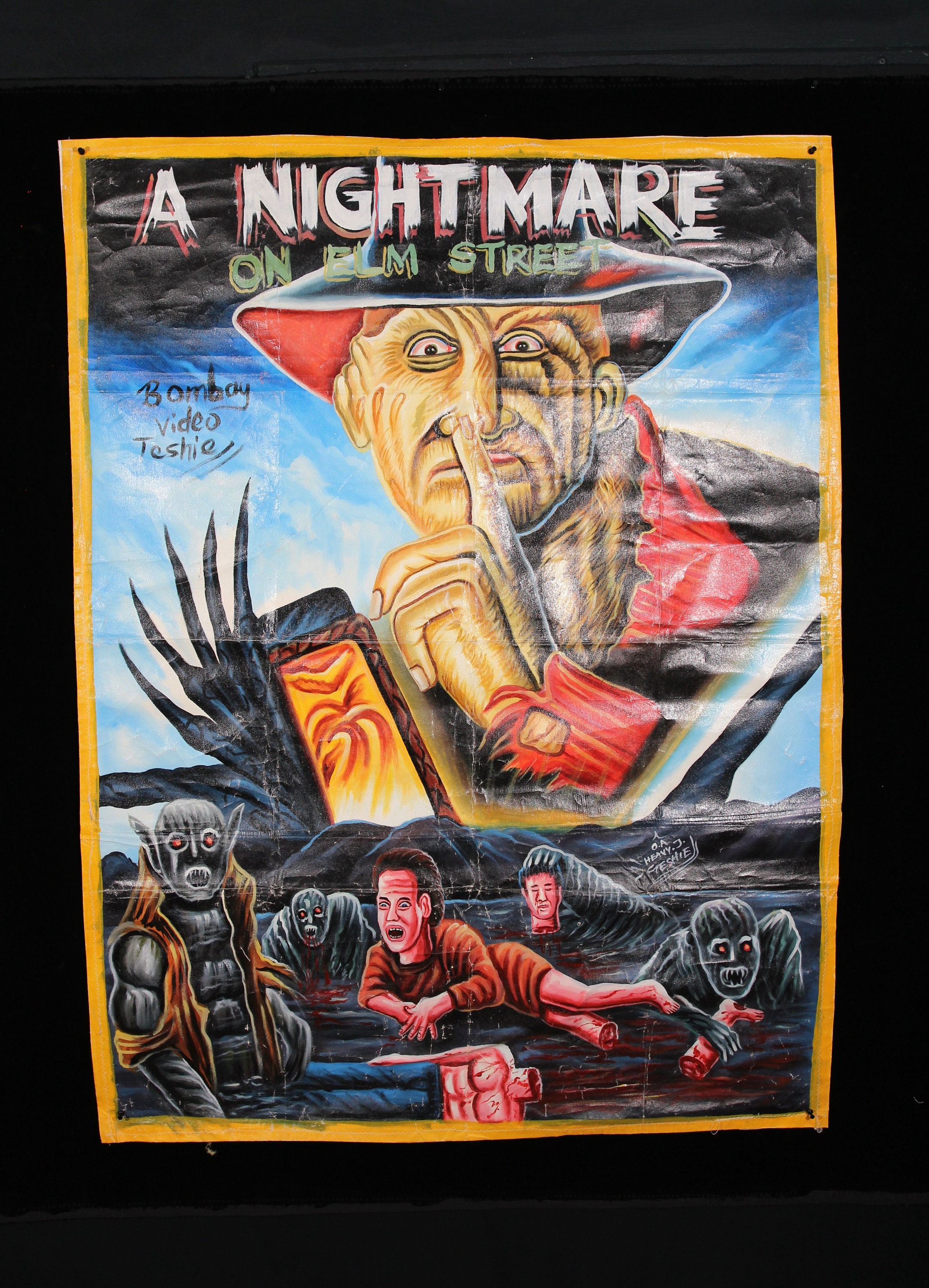 Ghana Movie Poster Painting||a Nightmare on Elm Street|| 53