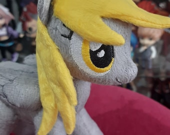 My little pony Derpy Hooves Muffins plush, small pony, customized OC plushie, personalized stuffed animal, handmade commission, gifts for bf