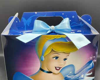 Cinderella Party Favor Boxes | Princess Birthday Goodie Box Set (22 pcs)