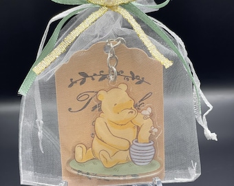 Winnie the Pooh Favors | Baby Shower Favors | 1st Birthday Favors | Organza Bags (24 pcs)