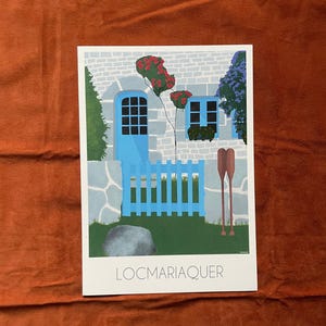 DESTOCKAGE - Locmariaquer, affiche imprimée de déco murale