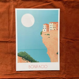 DESTOCKAGE - Bonifacio, affiche imprimée de déco murale