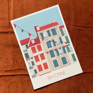 LIQUIDACIÓN - Bayona, póster decorativo impreso para pared