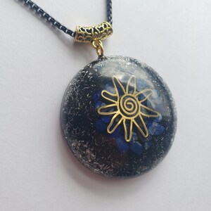 Black Sun Orgonite Etsy
