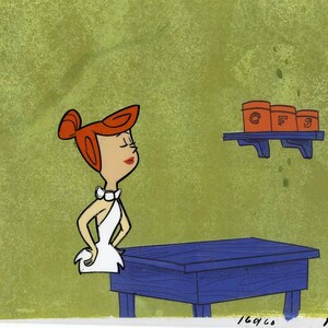 Original Production Cel of Wilma from The Flintstones (1960s)