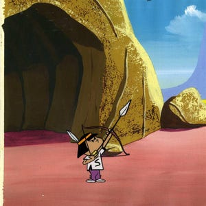 Original Production Cel of a girl from Hanna Barbera (1960s)