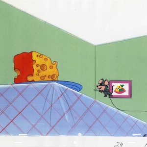 Original Production Cel of a mouse from Hanna Barbera (1960s)