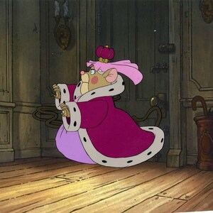 Original Production Cel of the Robot Queen from the Great Mouse Detective (1986)