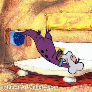 Original Production Cel of Dino from The Flintstones (c.1980s)