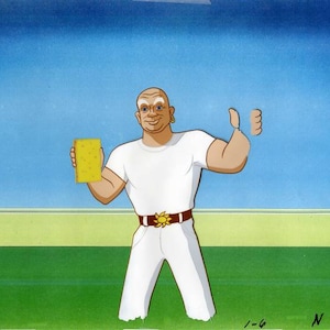 Original Production Cel of Mr Clean from a Mr Clean Commercial