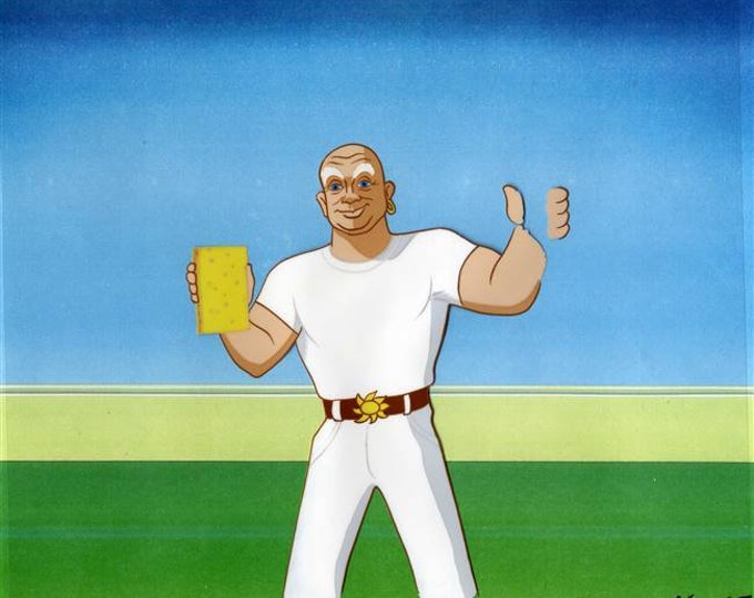 Original Production Cel of Mr Clean From a Mr Clean Commercial - Etsy
