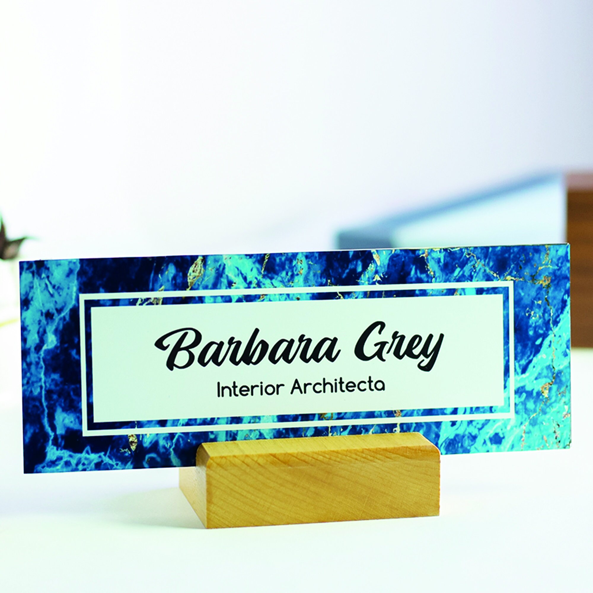 Custom Office Decor Name Plate Personalized Name Plate For Etsy