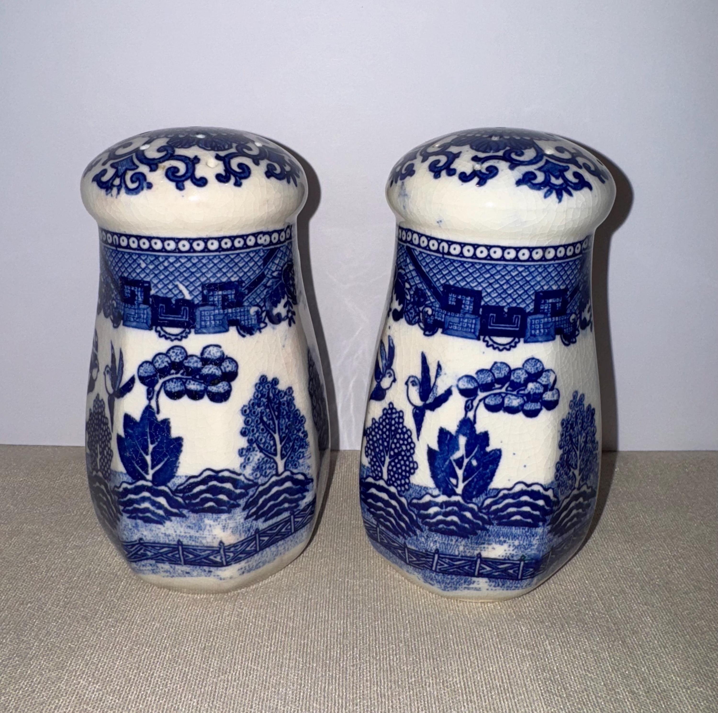 MORIYAMA モリヤマ ブルーウィロー ランチプレート 26cm✖️4枚