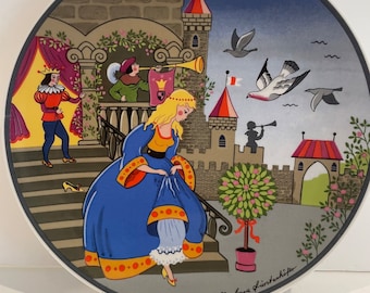 Barbara Furstenhofer Western Germany Fairy Tale Plate (Cinderella)