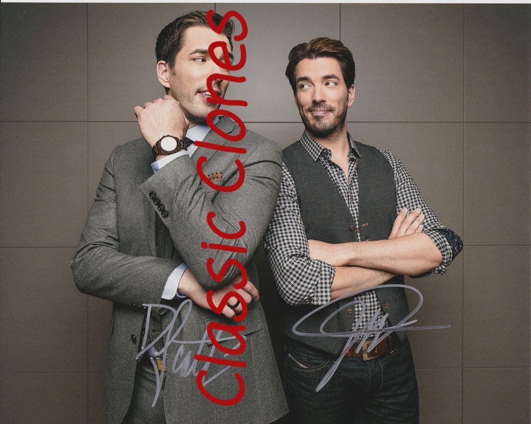 Drew and Jonathan Scott Signed Autographed Premium Quality Reprint 8x10
