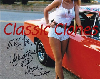 Catherine Bach Signed Autographed Premium Quality Reprint 8x10 The Dukes of Hazzard Sexy Daisy Duke Photo