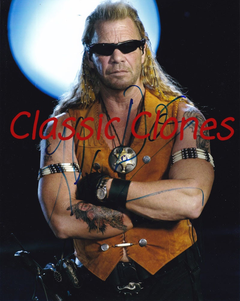Duane The Dog Bounty Hunter Chapman Signed Autographed Premium - Etsy