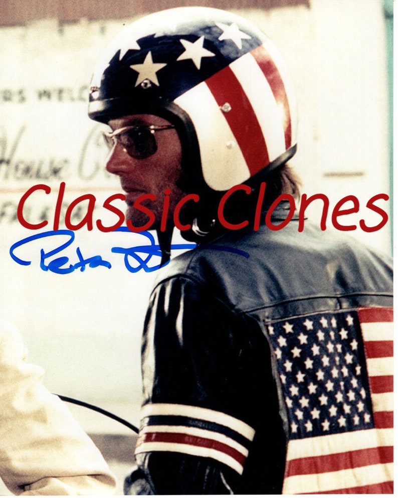 Peter Fonda Signed Autographed Premium Quality Reprint 8x10 Easy Rider Wyatt Photo image 1