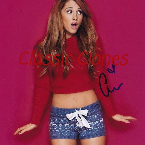 ARIANA GRANDE signed autographed photo COA Hologram