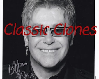 Elton John Signed Autographed Premium Quality Reprint 8x10 Photo