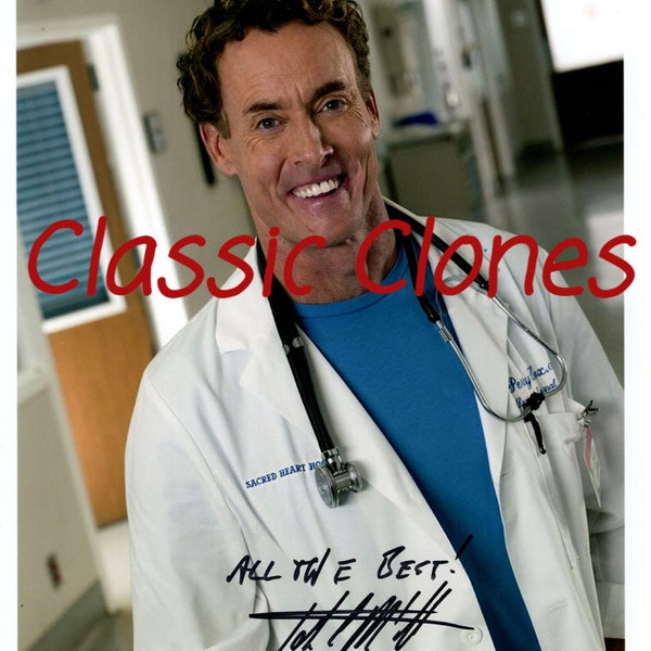 John C. McGinley Signed Autographed Premium Quality Reprint 8x10 Scrubs Dr. Perry Cox Photo