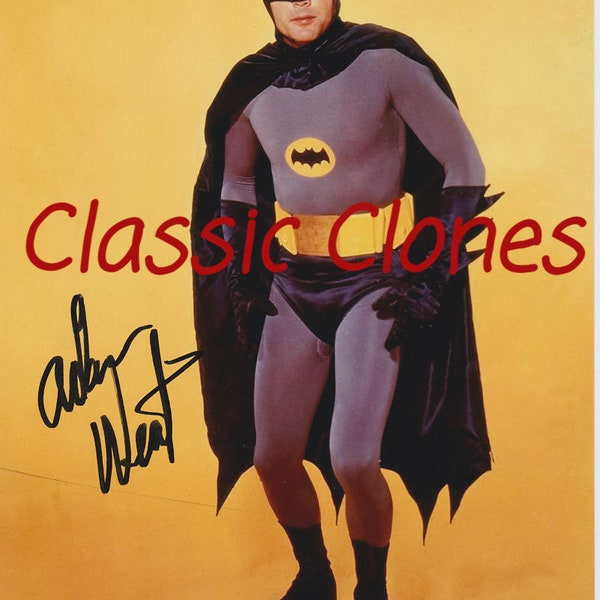 Adam West Signed Autographed Premium Quality Reprint 8x10 Batman Bruce Wayne Photo