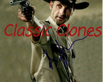 Andrew Lincoln Signed Autographed Premium Quality Reprint 8x10 The Walking Dead Rick Grimes Photo