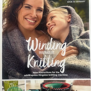 Instrucciones para máquina de tejer circular de 46 agujas, incluidos 31 patrones, PDF