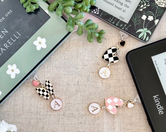 Kindle Charm: Bookish Dust Plug, Phone Charm