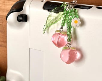 Cottage Core Switch Charm | Dust Plug | Custom | Auxiliary | Audio Jack | Fruit | Mushroom