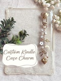 Kindle Charm | Kindle Case | Accessory | Kindle Strap | Custom | Gold | Silver | Bookish | Gift