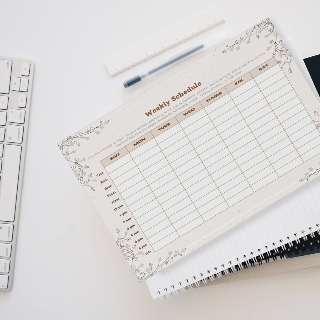 Printable Time Blocking | Time Blocking Schedule | Time Management I ...