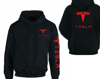 tesla zip up hoodie
