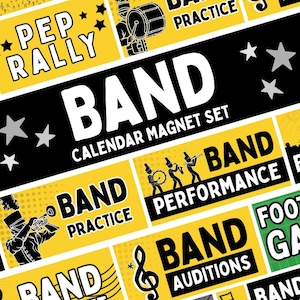 Calendar Magnets - Band Magnet Set