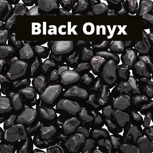 BLACK ONYX, Wholesale Crystals, Bulk, Bulk Crystals, Bulk Crystals Wholesale, Crystal Wholesale Bulk, Tumbled Stones, Small, Large